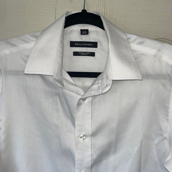 Bellissimo button down men shirt/Size 15 1/5 R-32/33 - Picture 8 of 8